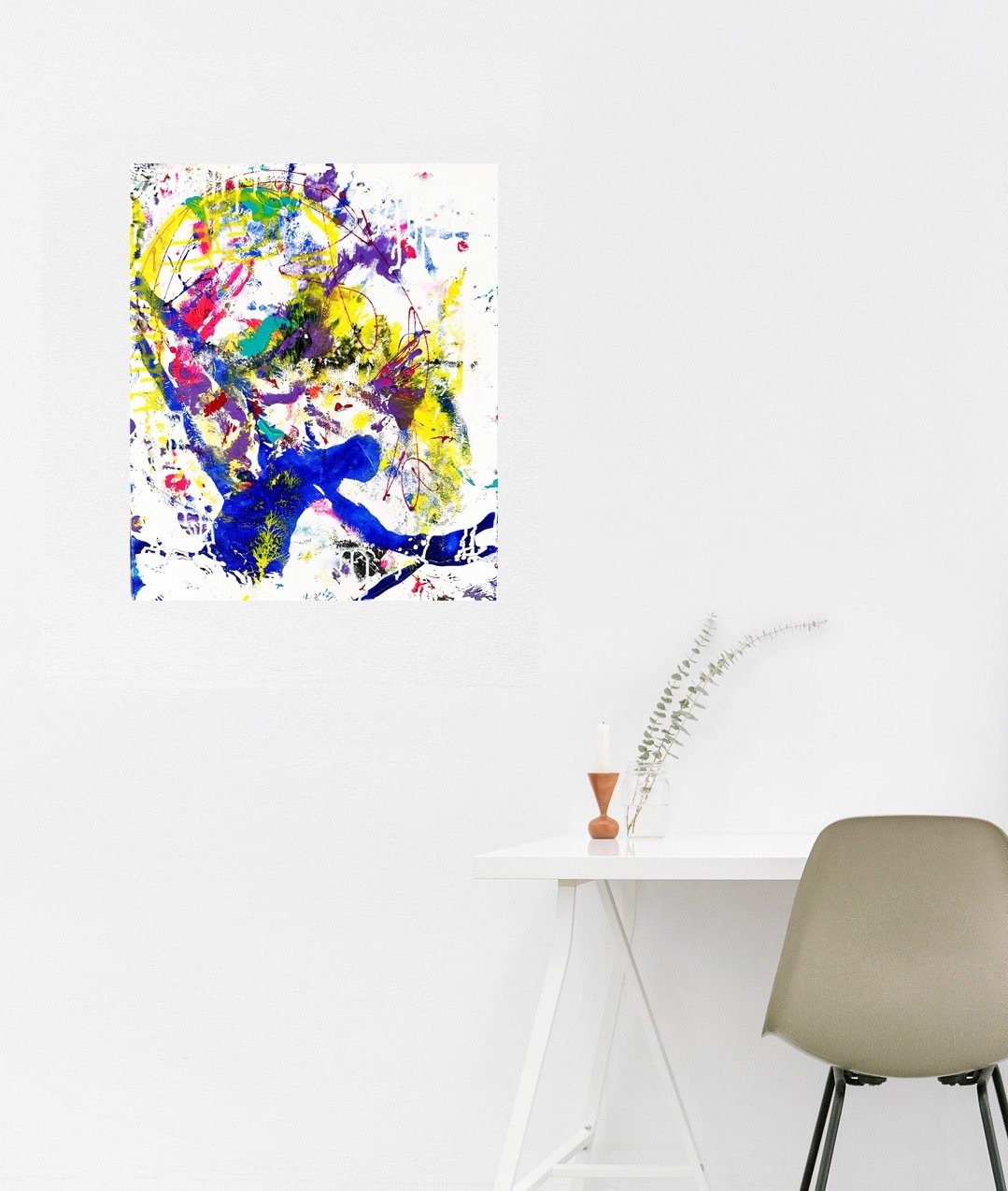 Acrylique sur toile "Émotion 2" de Barbara Eder