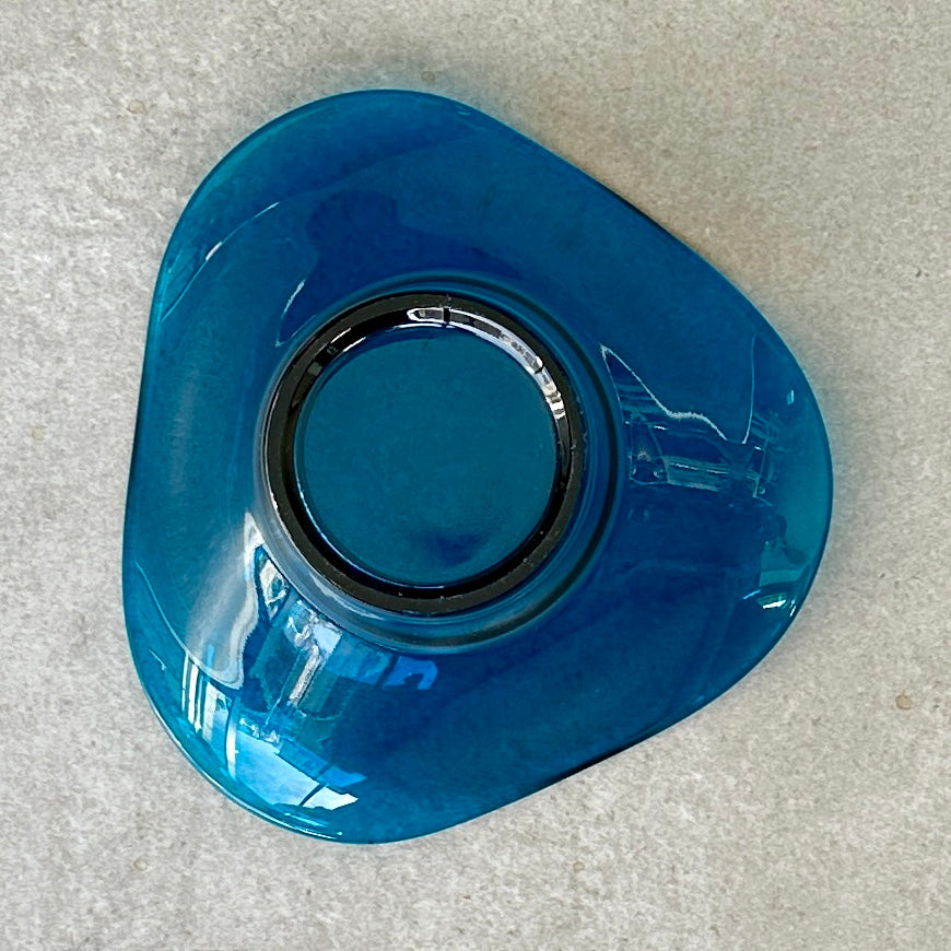 Bol Vintage en Verre Bleu - Vide poche - Style Rétro