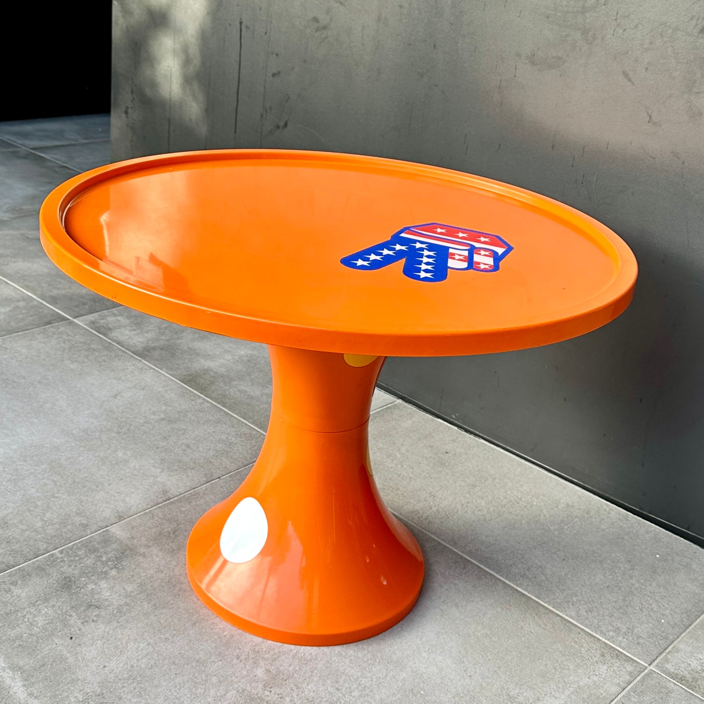 Table Tam Tam Henry Massonnet années 70 + Tabouret en CADEAU !!