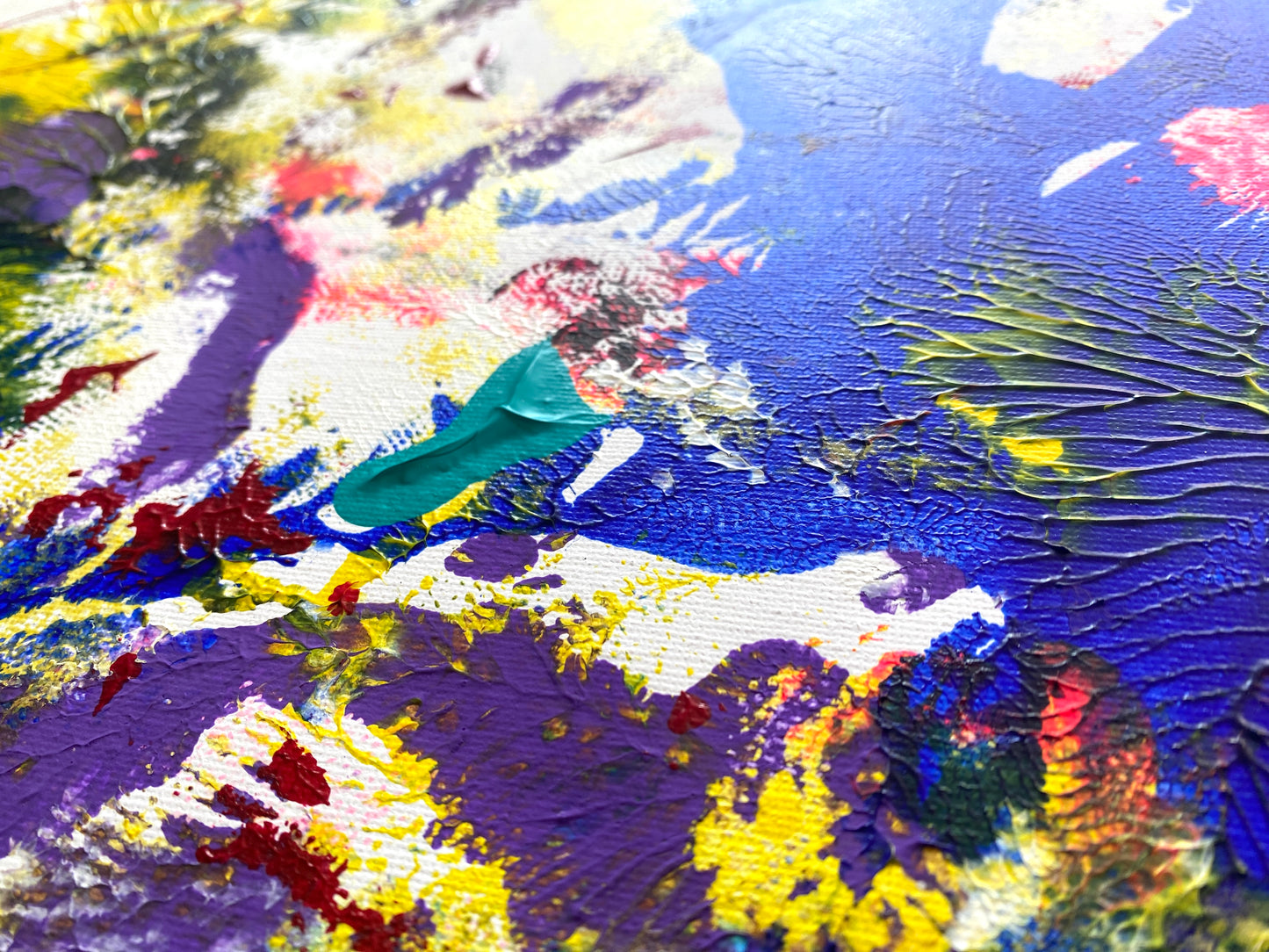 Acrylique sur toile "Émotion 2" de Barbara Eder