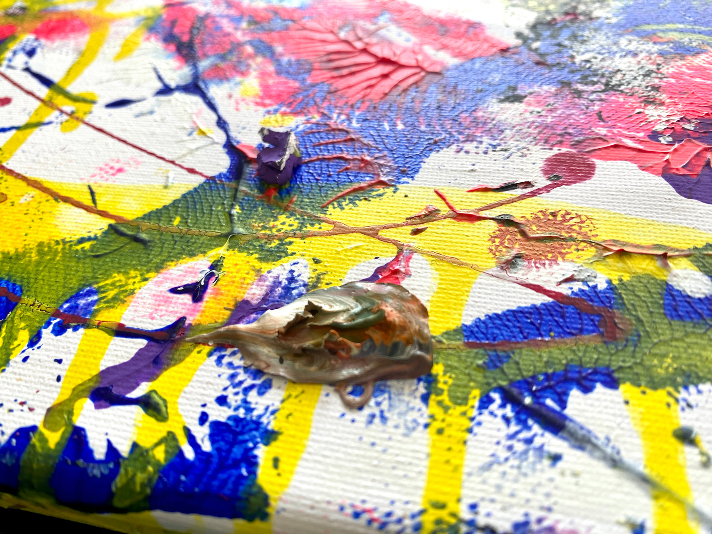 Acrylique sur toile "Émotion 2" de Barbara Eder