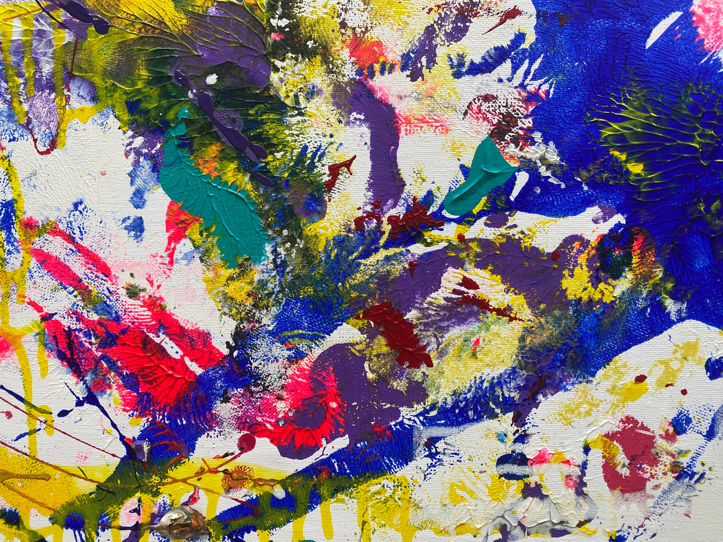 Acrylique sur toile "Émotion 2" de Barbara Eder