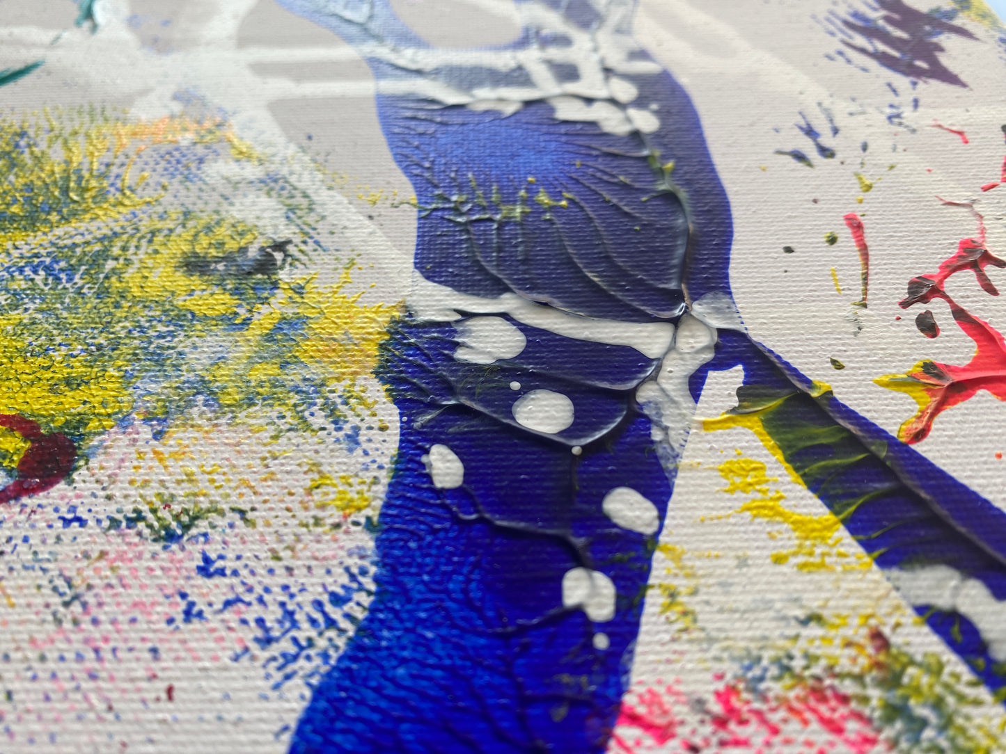Acrylique sur toile "Émotion 2" de Barbara Eder