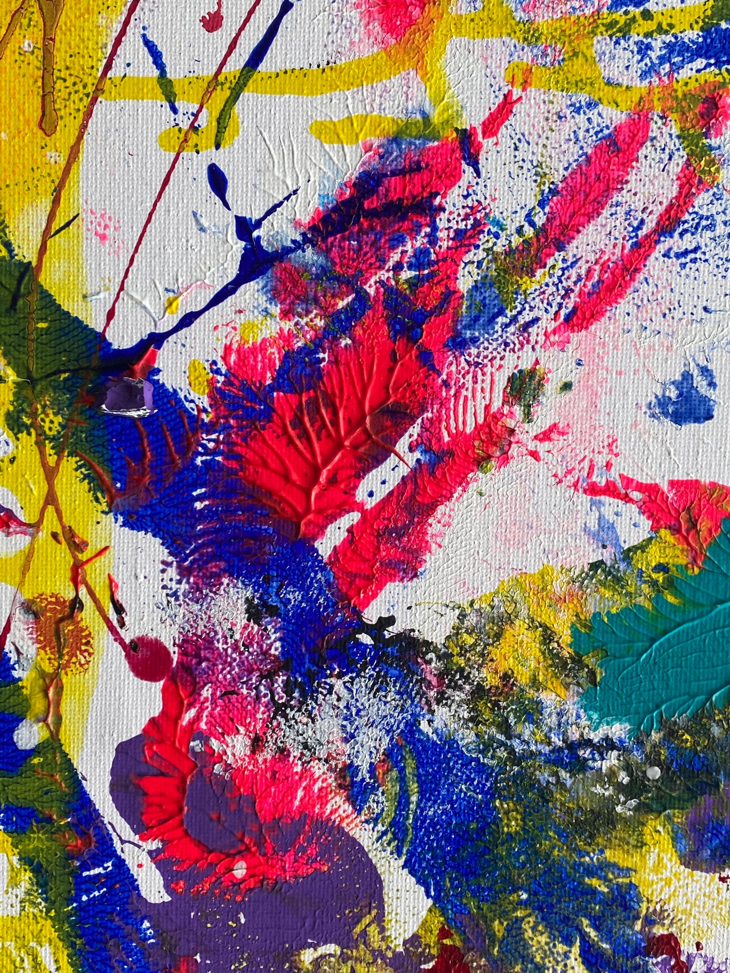 Acrylique sur toile "Émotion 2" de Barbara Eder