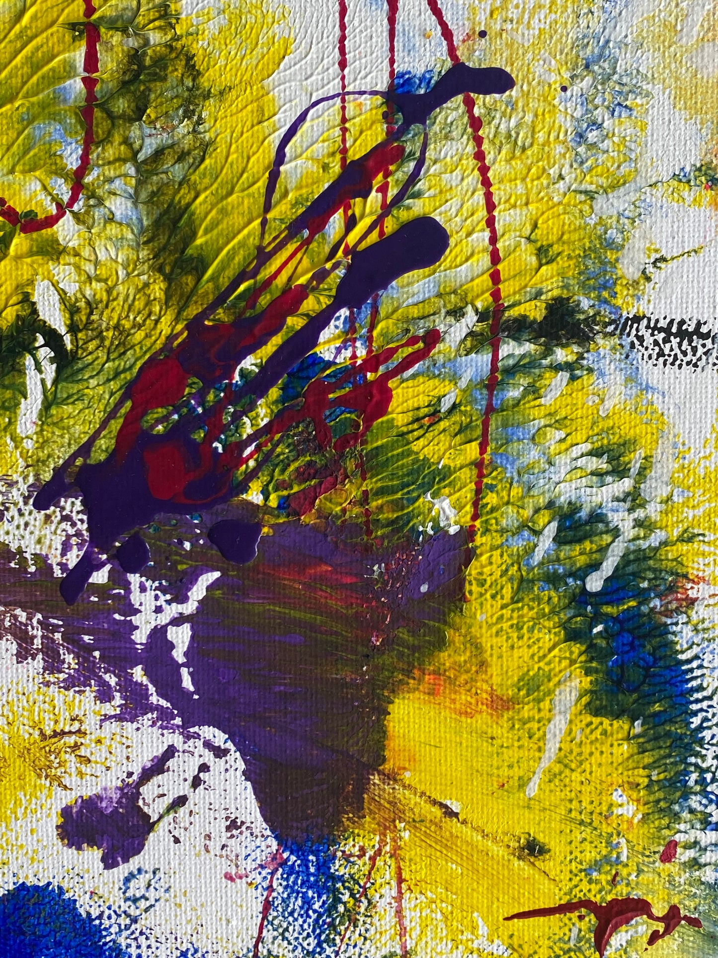 Acrylique sur toile "Émotion 2" de Barbara Eder
