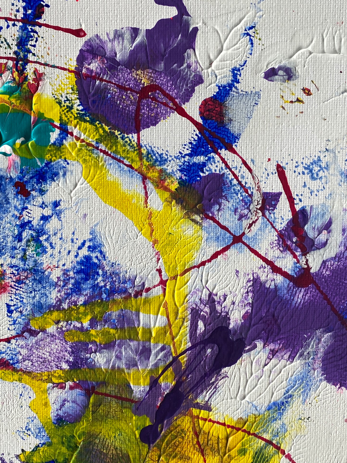 Acrylique sur toile "Émotion 2" de Barbara Eder