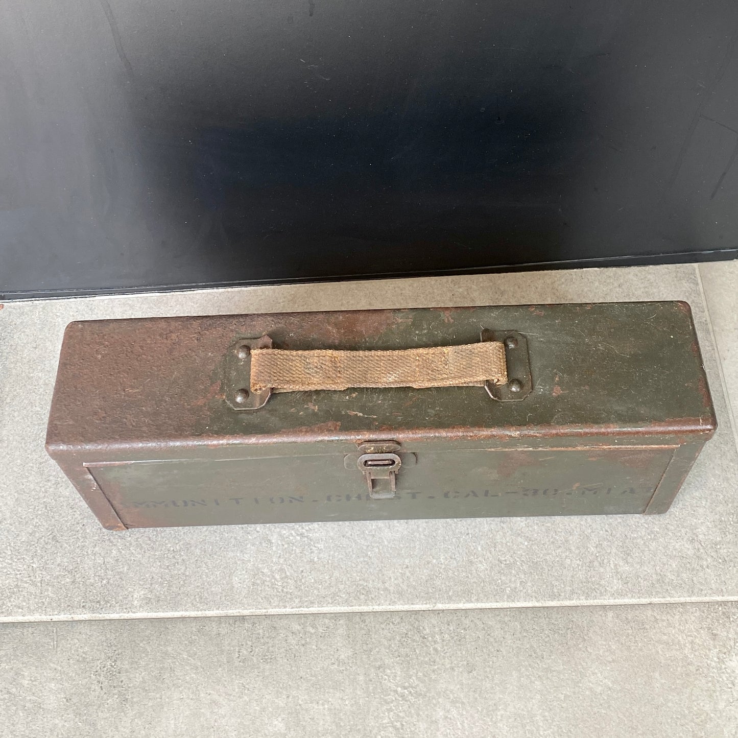 Coffre métallique - munitions - Calibre 30 - USA - WW2