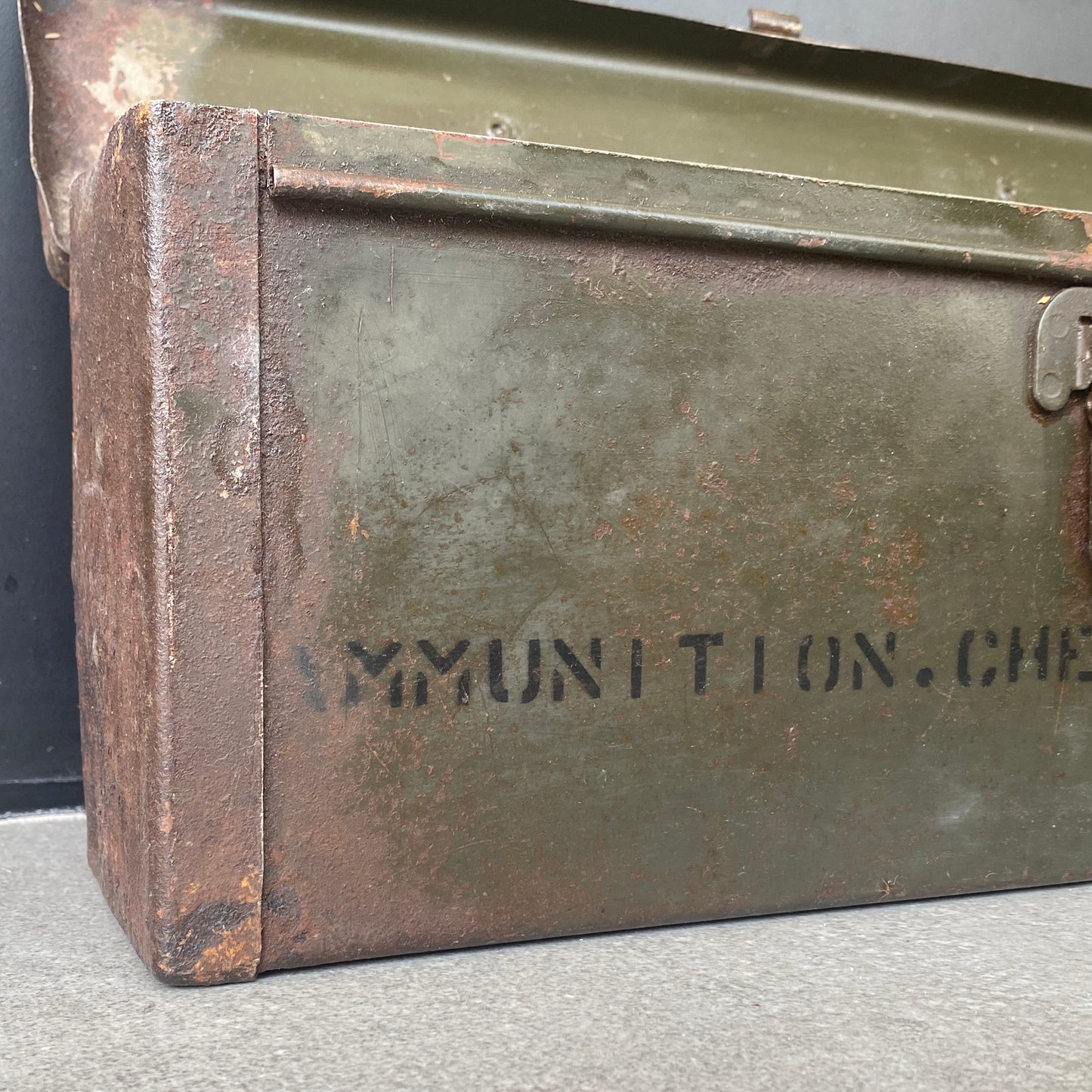 Coffre métallique - munitions - Calibre 30 - USA - WW2