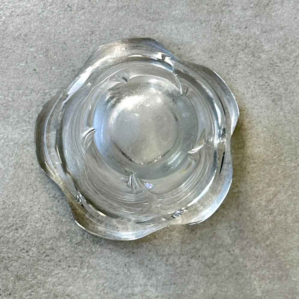 Vase DAUM France signé en cristal – Pièce vintage