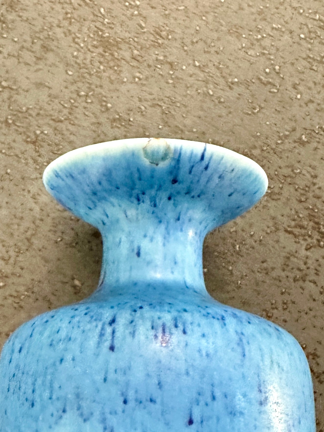 Vase Gunnar Nylund "Granola" pour Rörstrand – Design scandinave années 1960