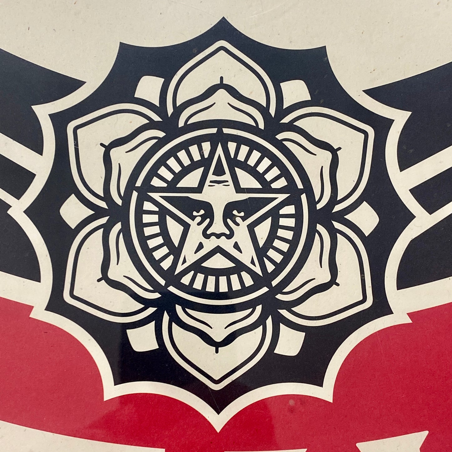 " MAKE ART NOT WAR" Lithographie offset - originale - signée OBEY GIANT