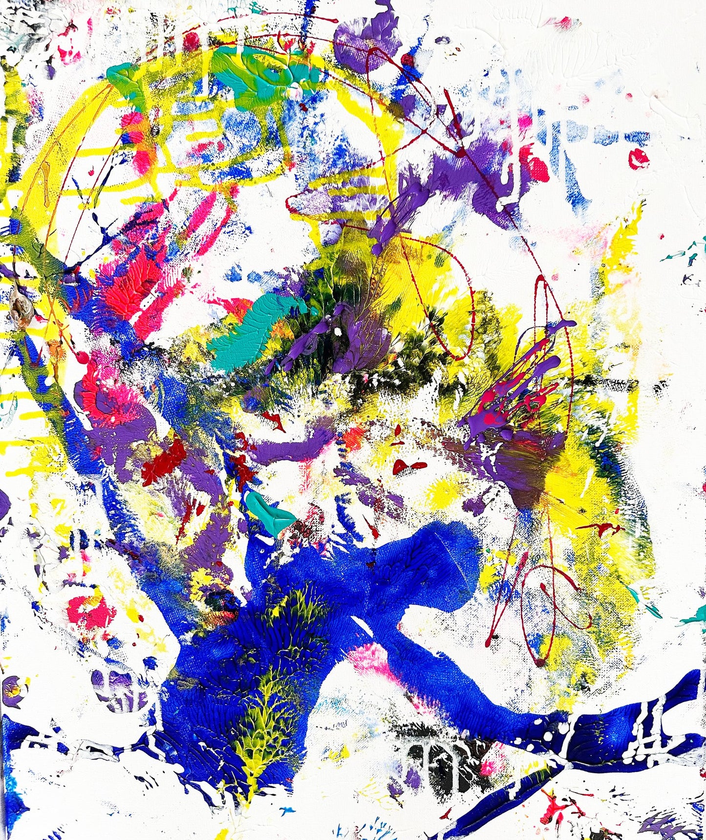 Acrylique sur toile "Émotion 2" de Barbara Eder