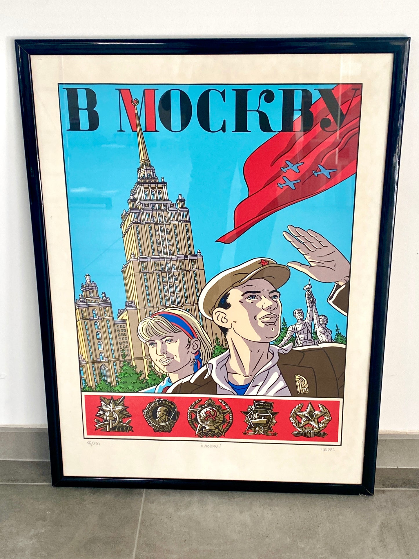A Moscou ! - Tripp - Sérigraphie numérotée, signée