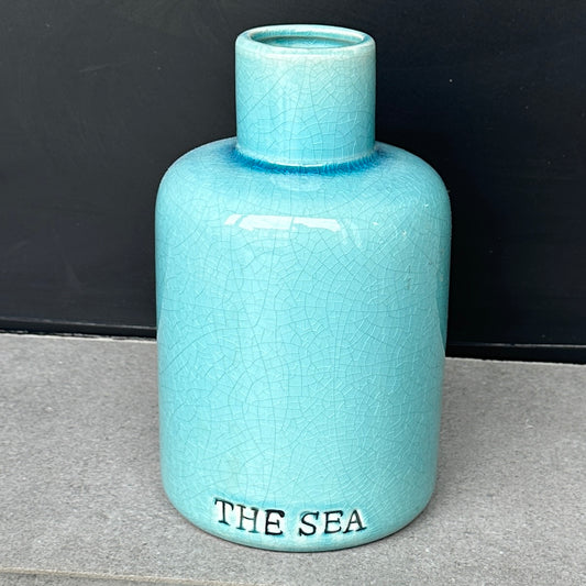 Pot en Céramique - bleu turquoise- "The Sea"