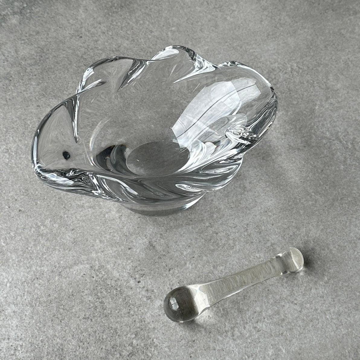 Mortier et Pilon en Cristal – Signé Daum France