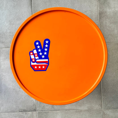 Table Tam Tam Henry Massonnet années 70 + Tabouret en CADEAU !!