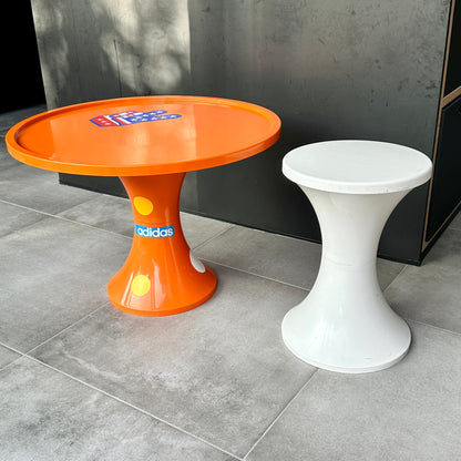 Table Tam Tam Henry Massonnet années 70 + Tabouret en CADEAU !!