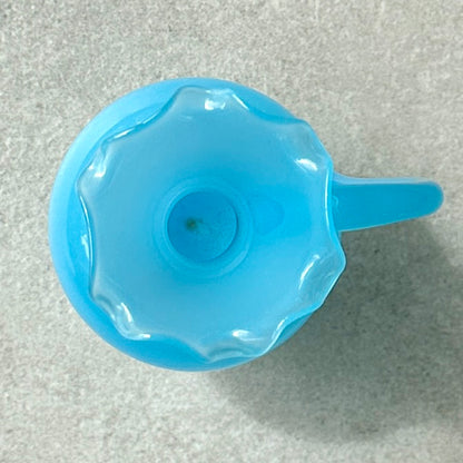 Soliflore en Opaline Bleue