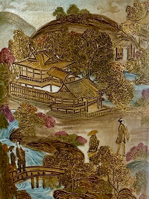 Vase Japonais Satsuma - Fin XIXème - Début XXeme Siècle - Céramique
