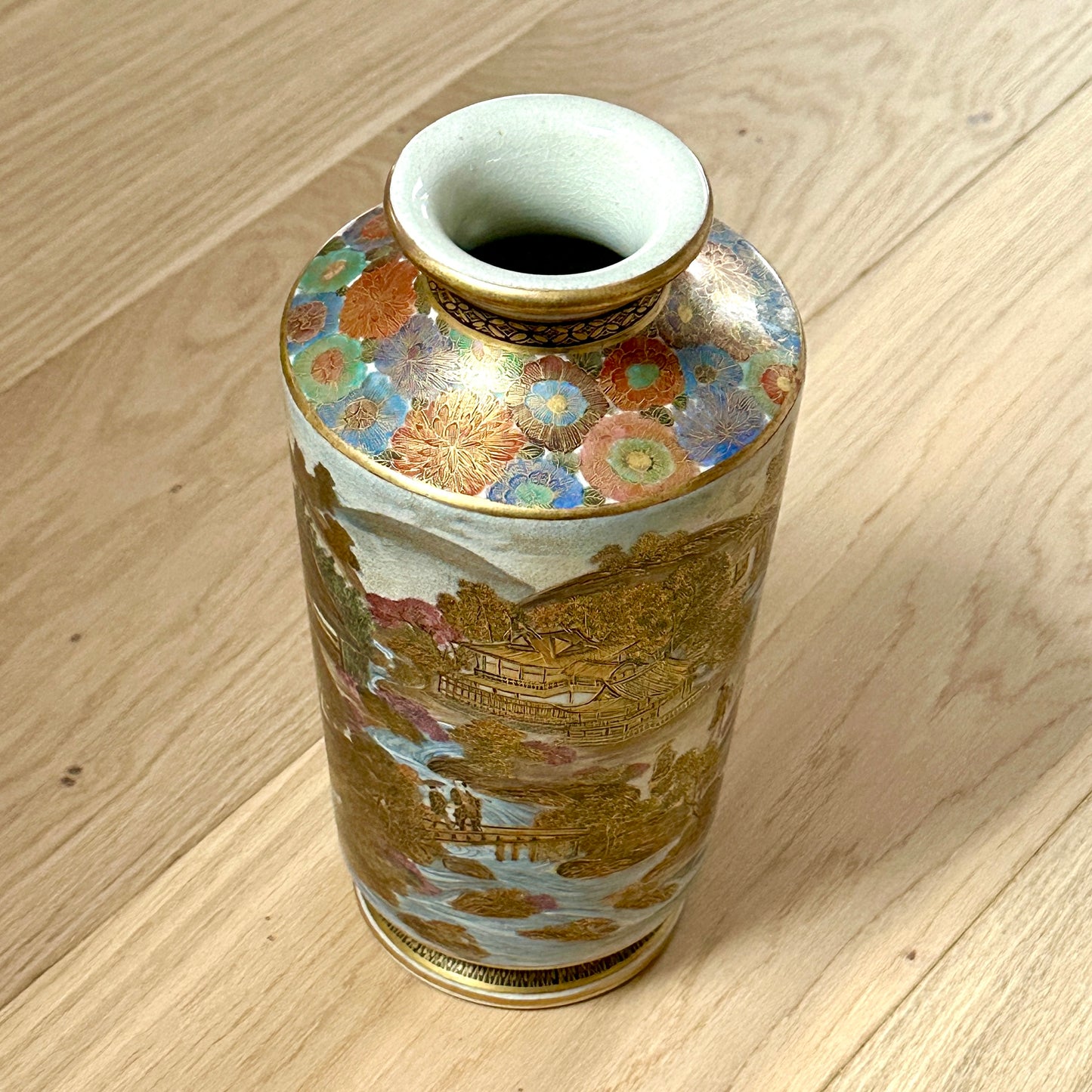 Vase Japonais Satsuma - Fin XIXème - Début XXeme Siècle - Céramique