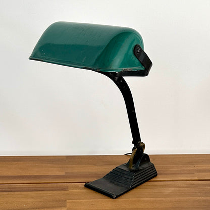 Lampe de bureau HORAX à piètement escalier - Circa 1930
