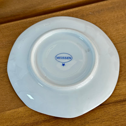 Service à café en porcelaine de Meissen - Art déco - Circa 1930 - Blanc et or - 32 pièces