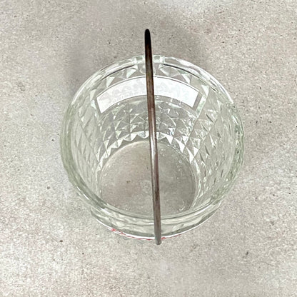Seau à glaçons Vintage - St Raphaël apéritif - En verre - petit modèle