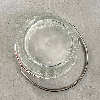 Seau à glaçons Vintage - St Raphaël apéritif - En verre - petit modèle