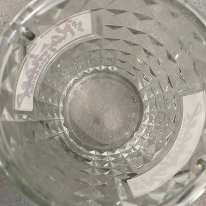 Seau à glaçons Vintage - St Raphaël apéritif - En verre - petit modèle