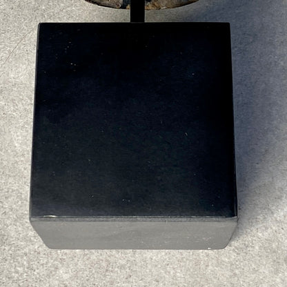 Statue bronze - 3 têtes de bouddha sur socle