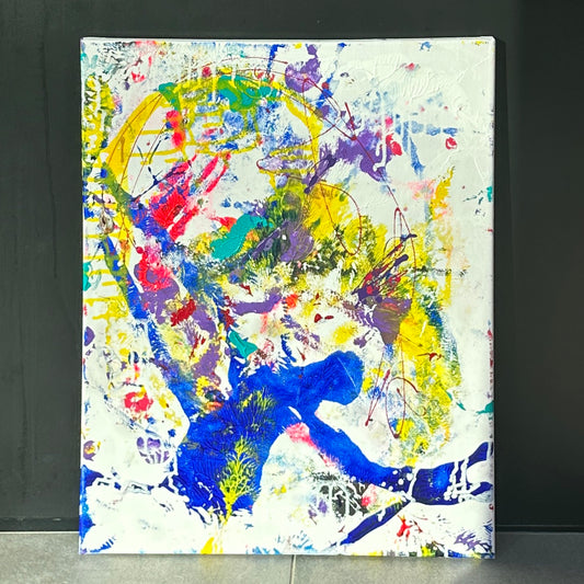 Acrylique sur toile "Émotion 2" de Barbara Eder