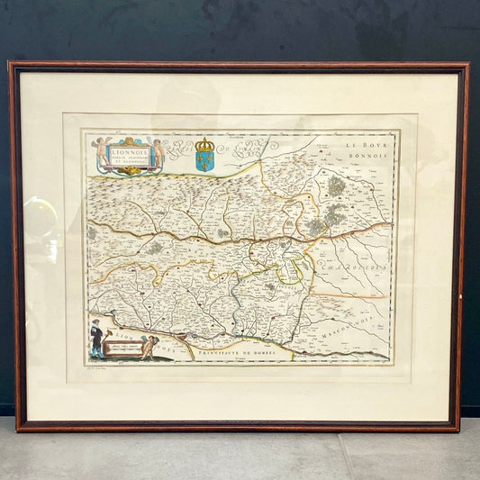 Gravure du Lyonnais, du Forez, du Beaujolais et du maconnais