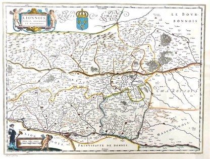 Gravure du Lyonnais, du Forez, du Beaujolais et du maconnais