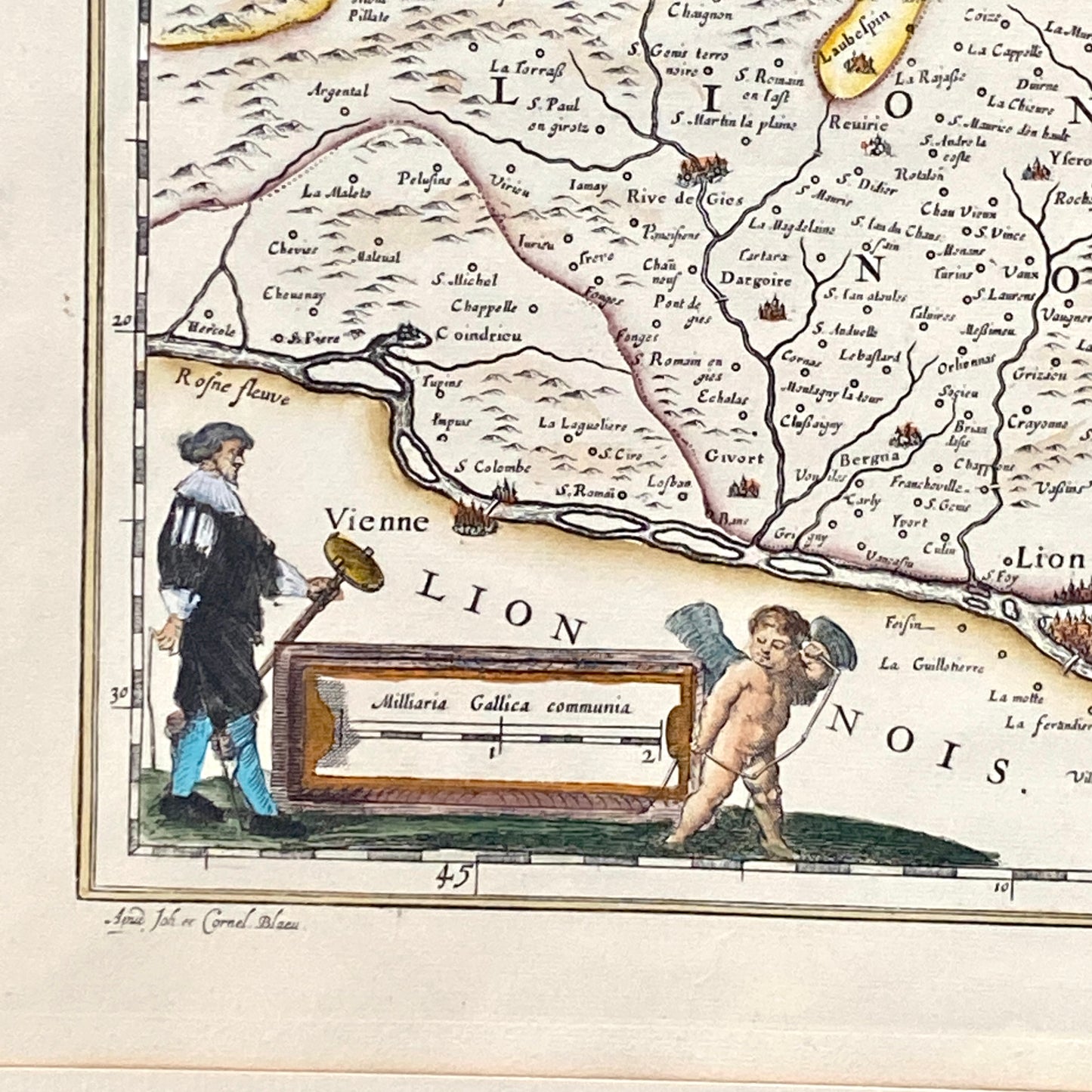 Gravure du Lyonnais, du Forez, du Beaujolais et du maconnais