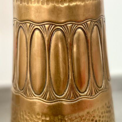 Lampe art déco sur Vase - Laiton - grande taille