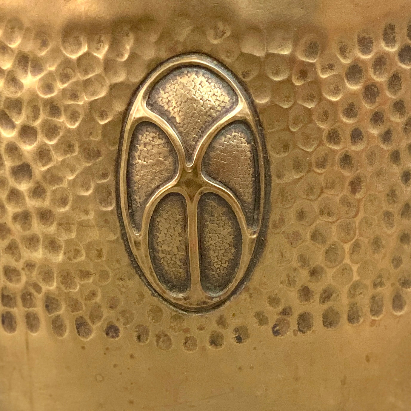Lampe art déco sur Vase - Laiton - grande taille