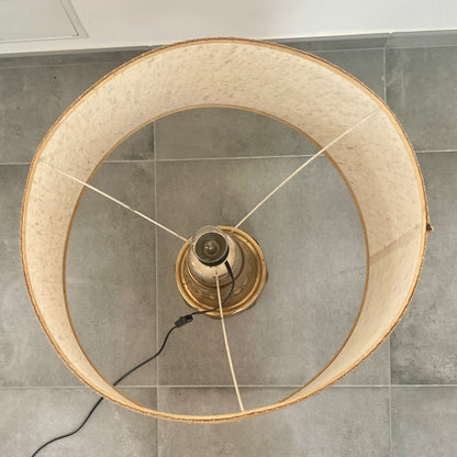 Lampe art déco sur Vase - Laiton - grande taille