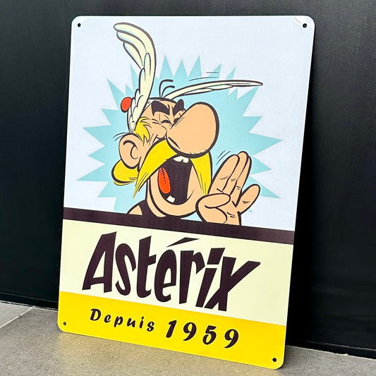 Astérix le gaulois 1959 - Plaque en acier - décoration murale