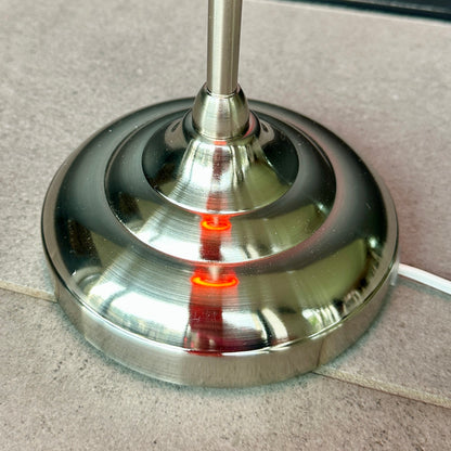 Lampe design POP vintage moderne en verre orange style 70’s