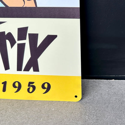 Astérix le gaulois 1959 - Plaque en acier - décoration murale