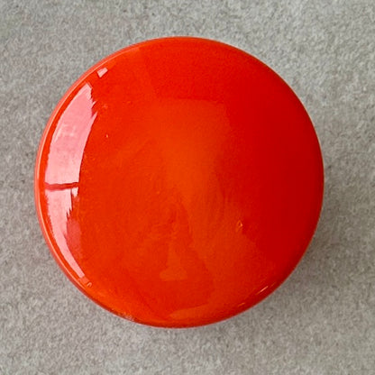 Lot de 4 verres culbuto vintage en verre orange – Années 70 – Parfait état