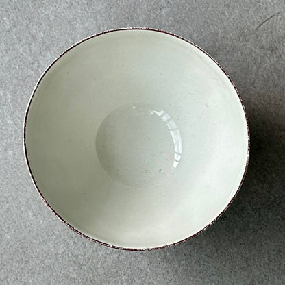 Bol ancien en faïence décor enfantin naïf – années 1930/1950 – décor musical