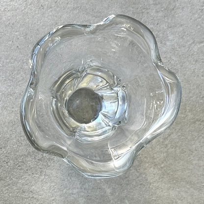 Vase DAUM France signé en cristal – Pièce vintage