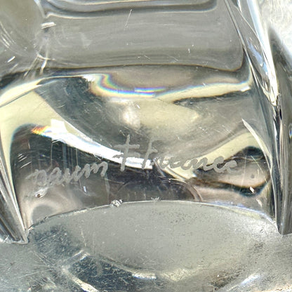 Vase DAUM France signé en cristal – Pièce vintage