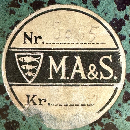 Vase « Melon » en céramique émaillée cannelée – Michael Andersen & Sons