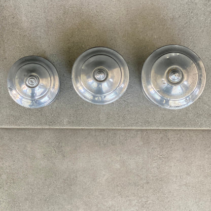 3 boites en fer-blanc vintage