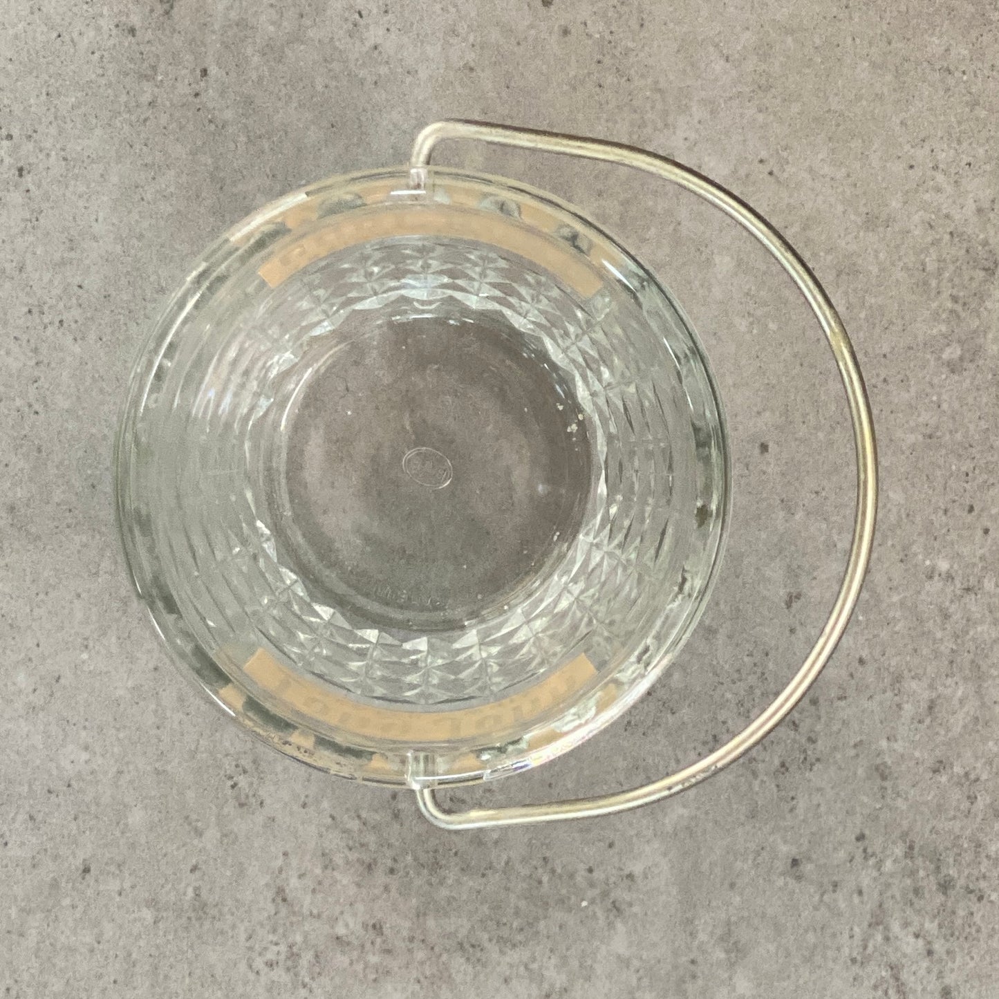 Seau à glaçons Vintage - Long John Whisky - En verre - petit modèle