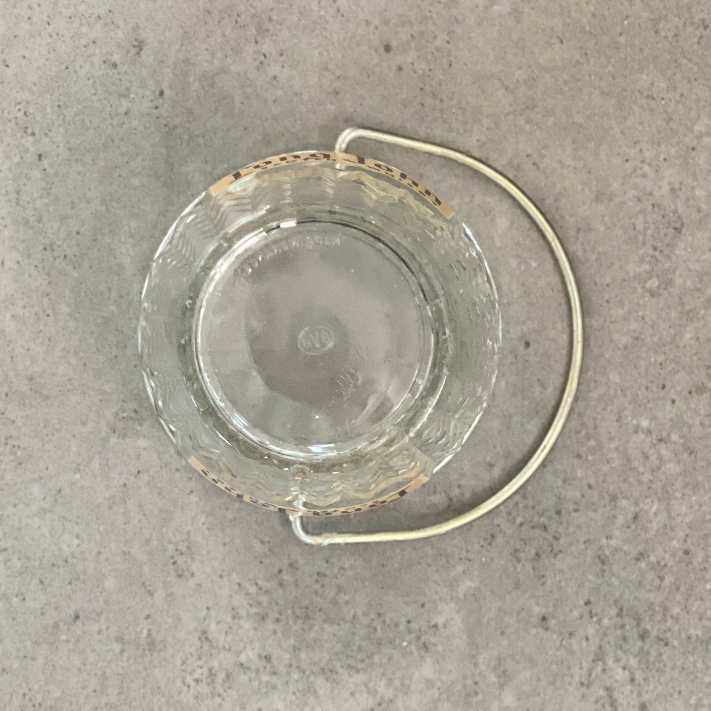 Seau à glaçons Vintage - Long John Whisky - En verre - petit modèle