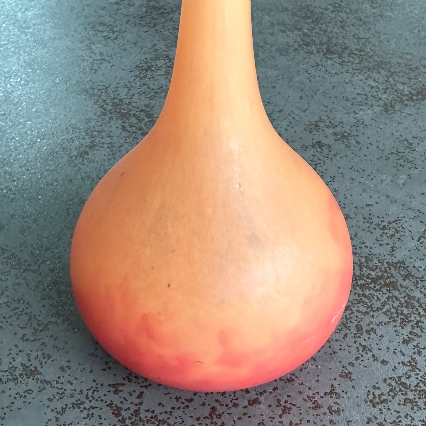 Soliflore signé DAUM Nancy - verre marmoréen orange – Art Nouveau