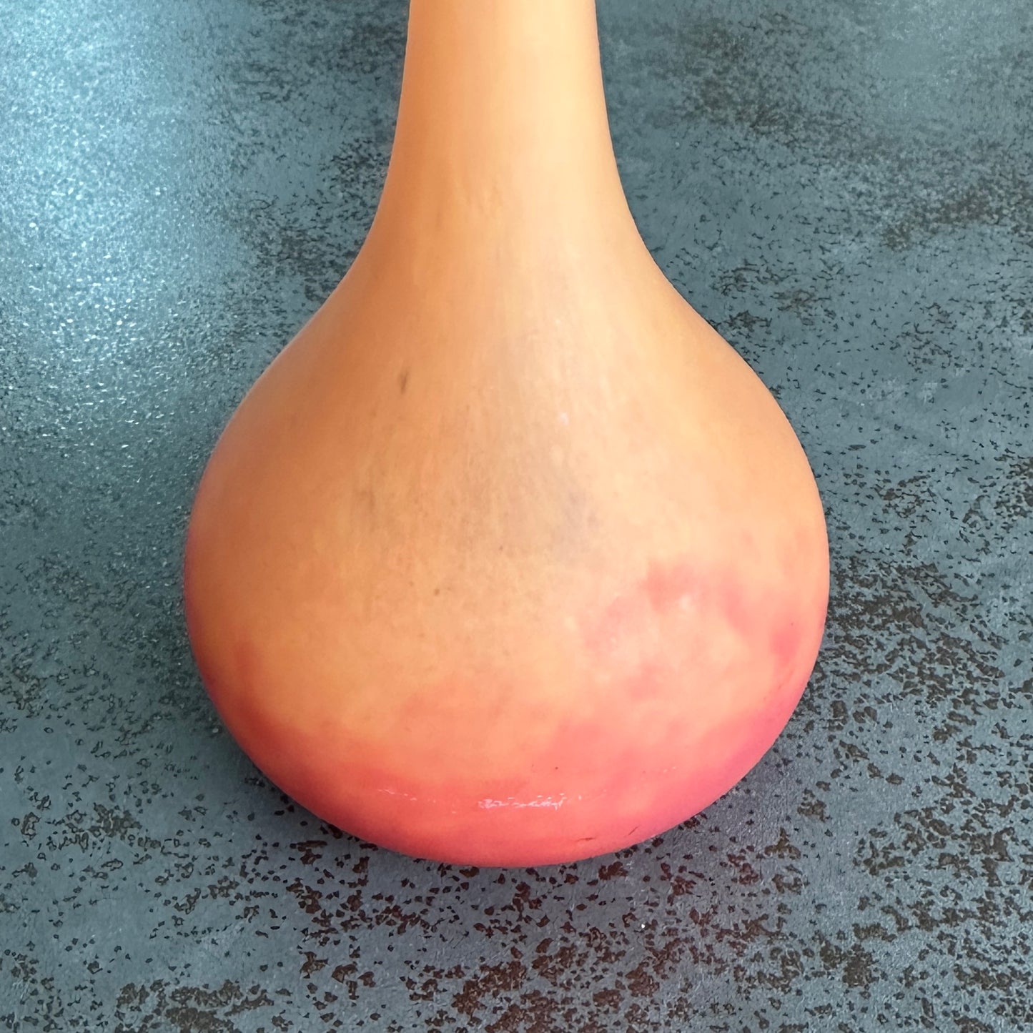 Soliflore signé DAUM Nancy - verre marmoréen orange – Art Nouveau